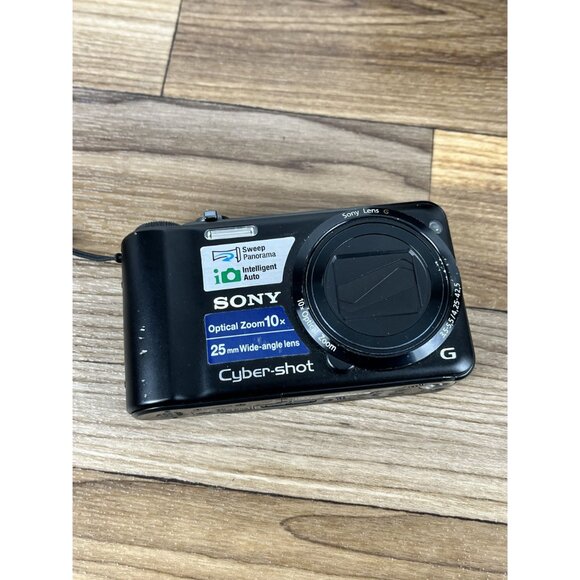 Sony CyberShot DSC-H55 14.1MP 10x Optical Zoom Digital Camera Black W/ Charger - Picture 6 of 14